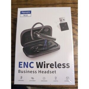 ENC Wireless Business Headset For Phone Or Computer